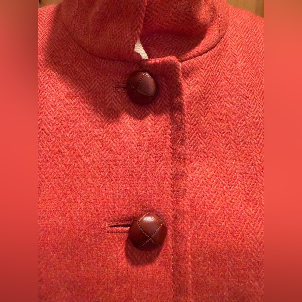 J. Crew Red Wool Bella Jacket - Picture 7 of 13
